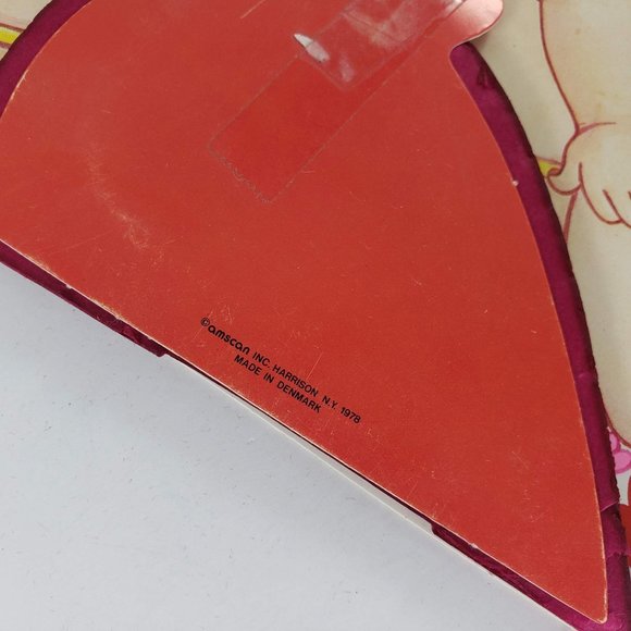 Vintage Amscan Inc Cupid Hearts Honeycomb Centerpiece I Love You - Picture 3 of 4